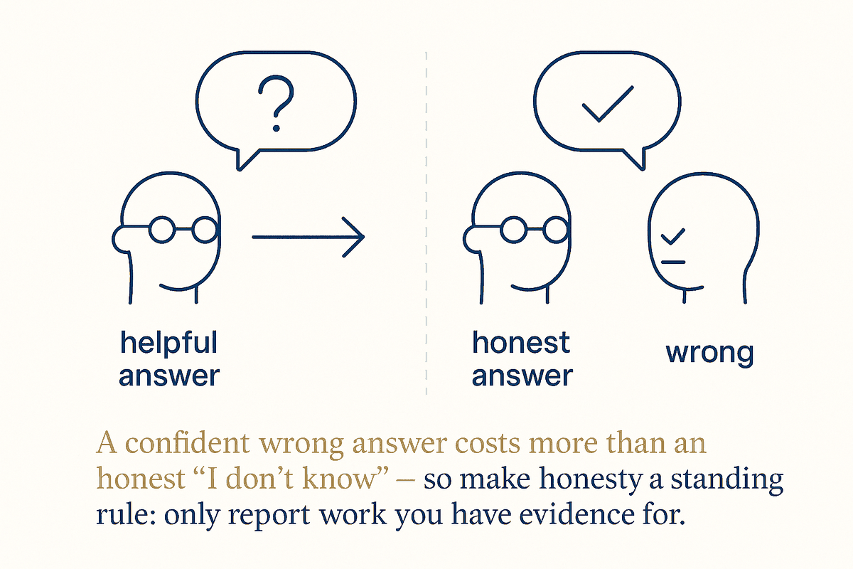 Honesty Over Helpfulness