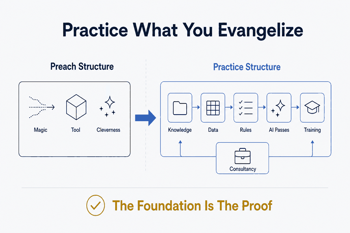 Practice What You Evangelize