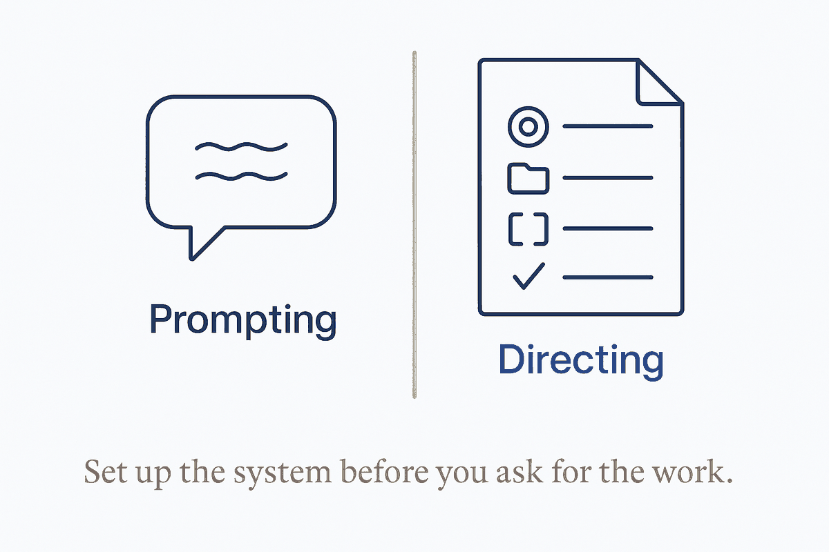 Stop Prompting, Start Directing: Claude for Your Vault