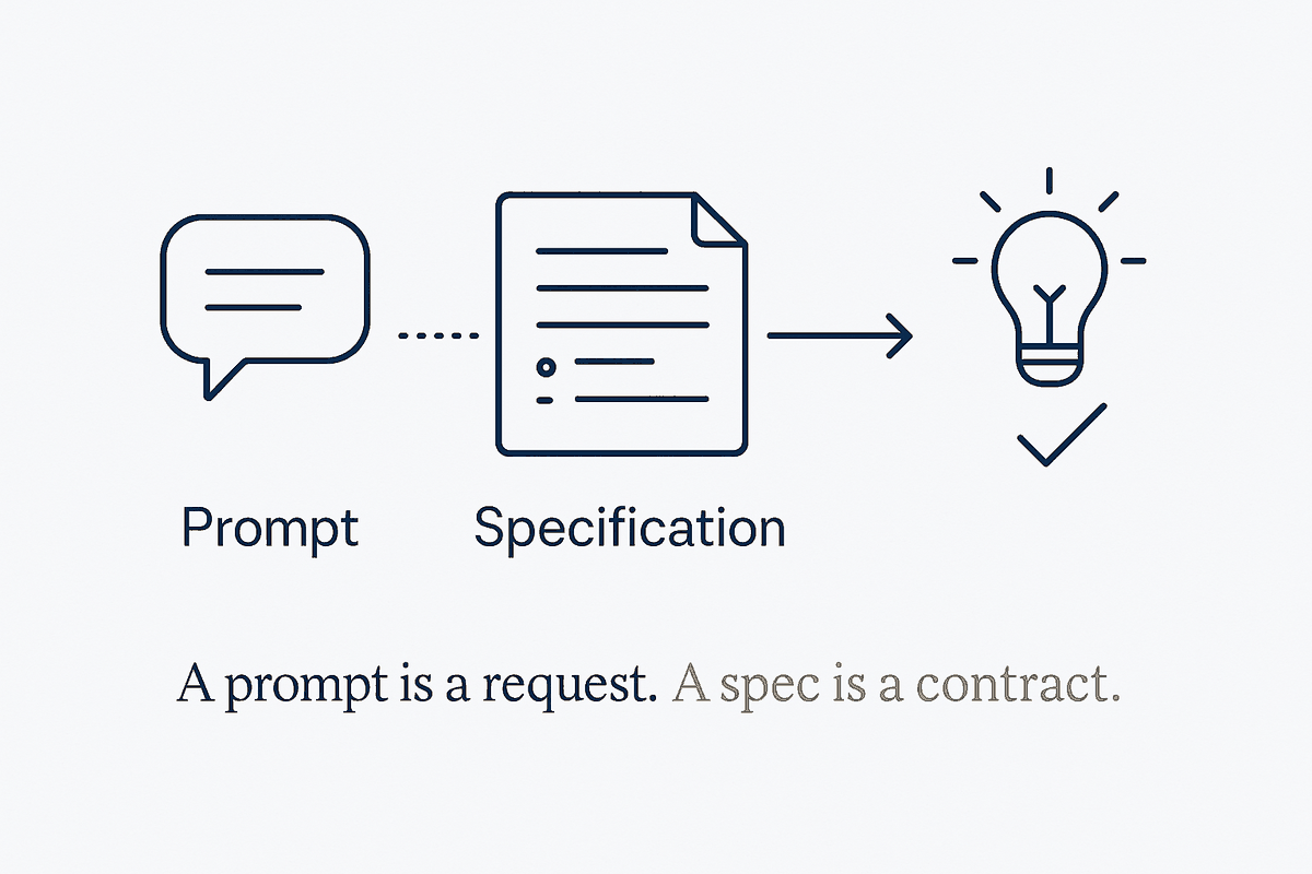 Write the Spec, Not the Prompt