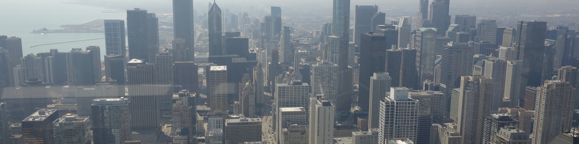 A city grid seen from above